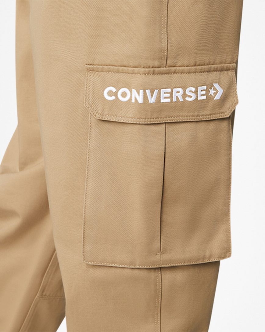 Jogger Nohavice Converse Cargo Damske Hnedožltý | SK Q5FNS7